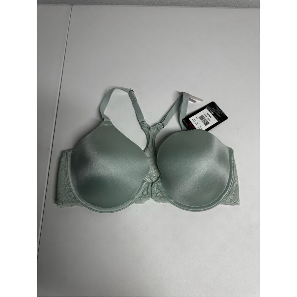 NWT Maidenform Raceback Dusty Green Lace Size 34D
